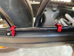 GUIDE, BRAKE HOSE rear ALU 43468
