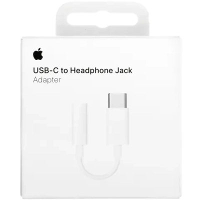 Переходник Apple MW2Q3ZM/A USB Type-C - jack 3.5 мм белый