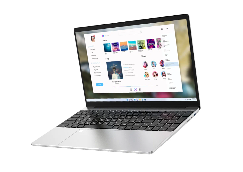 15.6" Ноутбук Dixiang Aquilon N95 (1920x1080, Intel N95, RAM 16ГБ, SSD 256ГБ, Intel UHD Graphics, Win 11 Pro)
