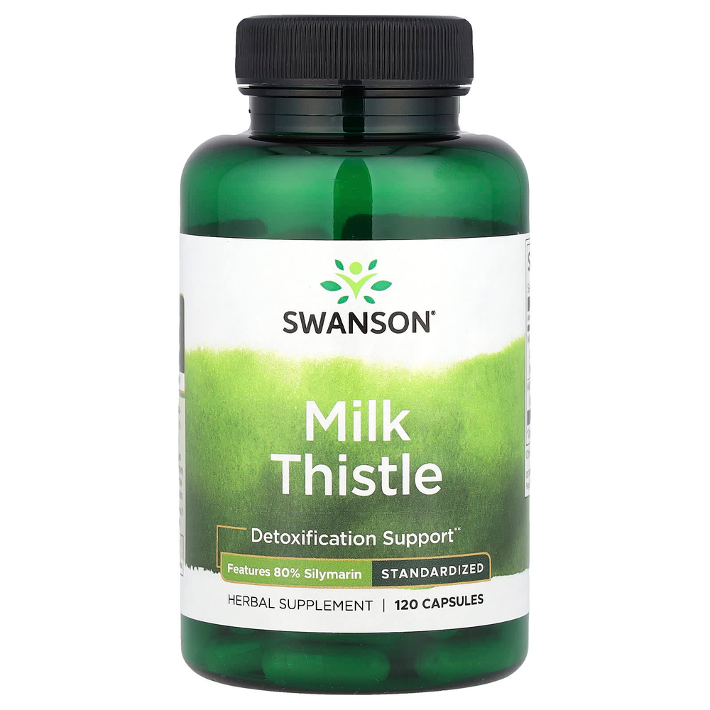 Swanson Vitamins, Расторопша, 120 капсул
