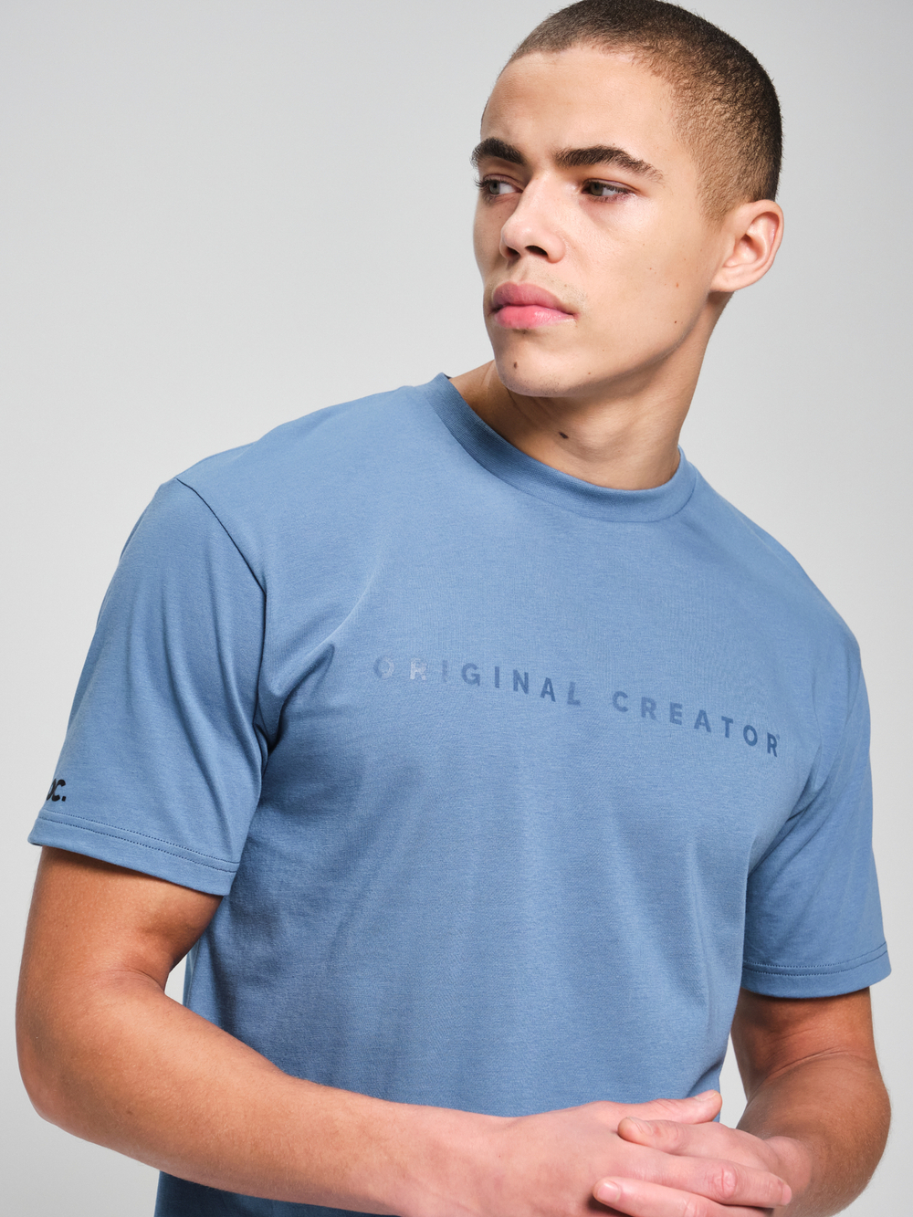 Футболка мужская ORIGINAL CREATOR OC. T-SHIRT, Светло-синий