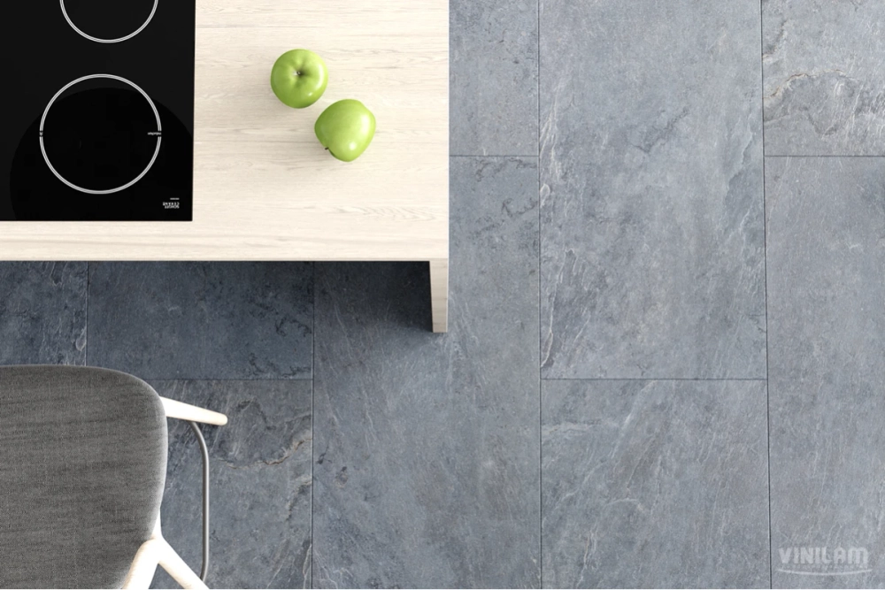 Кварц-винил Клеевой LVT Vinilam Ceramo Stone Glue 950x475 LVT 2,5 мм Мальтийский Базальт 4.513 м2