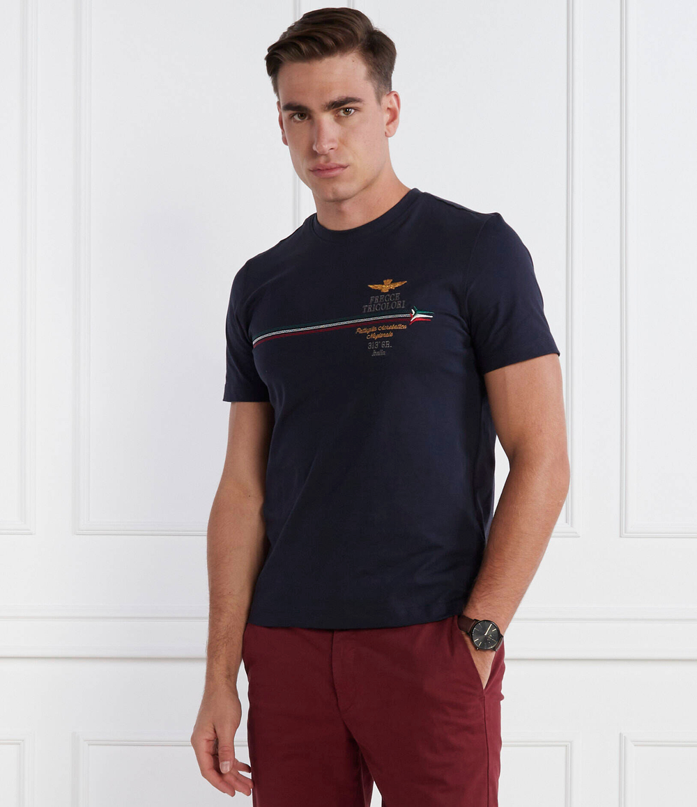 Футболка Aeronautica Militare - темно-синий(TS2078J592)