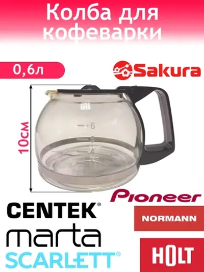 Колба к кофеварке Holt HT-CM-005 H0014.05.14-16