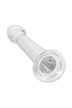 Нереалистичный фаллоимитатор TOYFA Basic Jelly Dildo XL, TPE, прозрачный, 22 см
