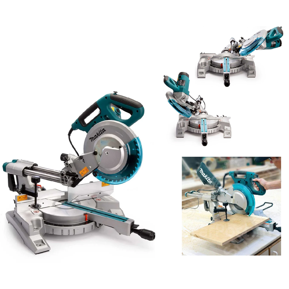 ХИТ! Торцовочная пила Makita 1,43 кВт, диск 260/30 мм с протяжкой и лазером, глубиной распила до 310 мм LS1018LN