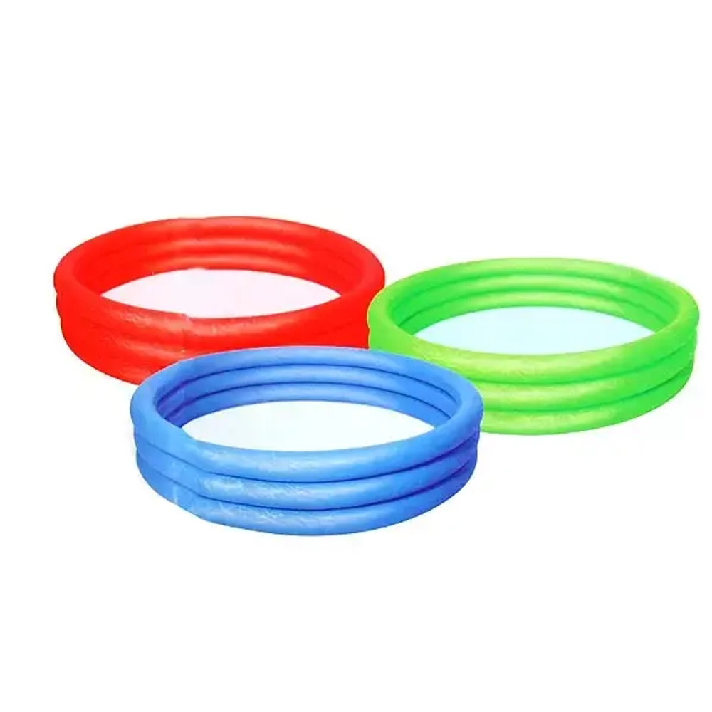Бассейн надувной круглый 102*25 см Splash`n Smile Kiddie Bestway (51024)