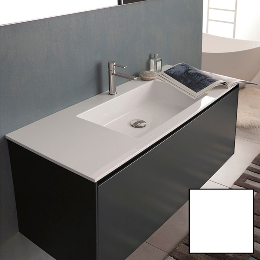 Раковина с тумбой Novello Light 45  120x45x49, белый G116 OL