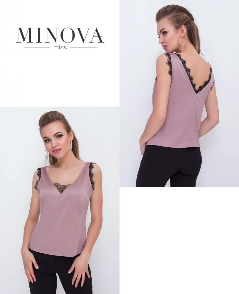 Блуза 1093-капучино Minova