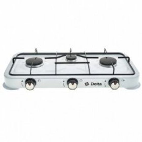 Плитка газовая настольная 3 конфорки белая TDM Electric ГП-3 SQ2515-0003