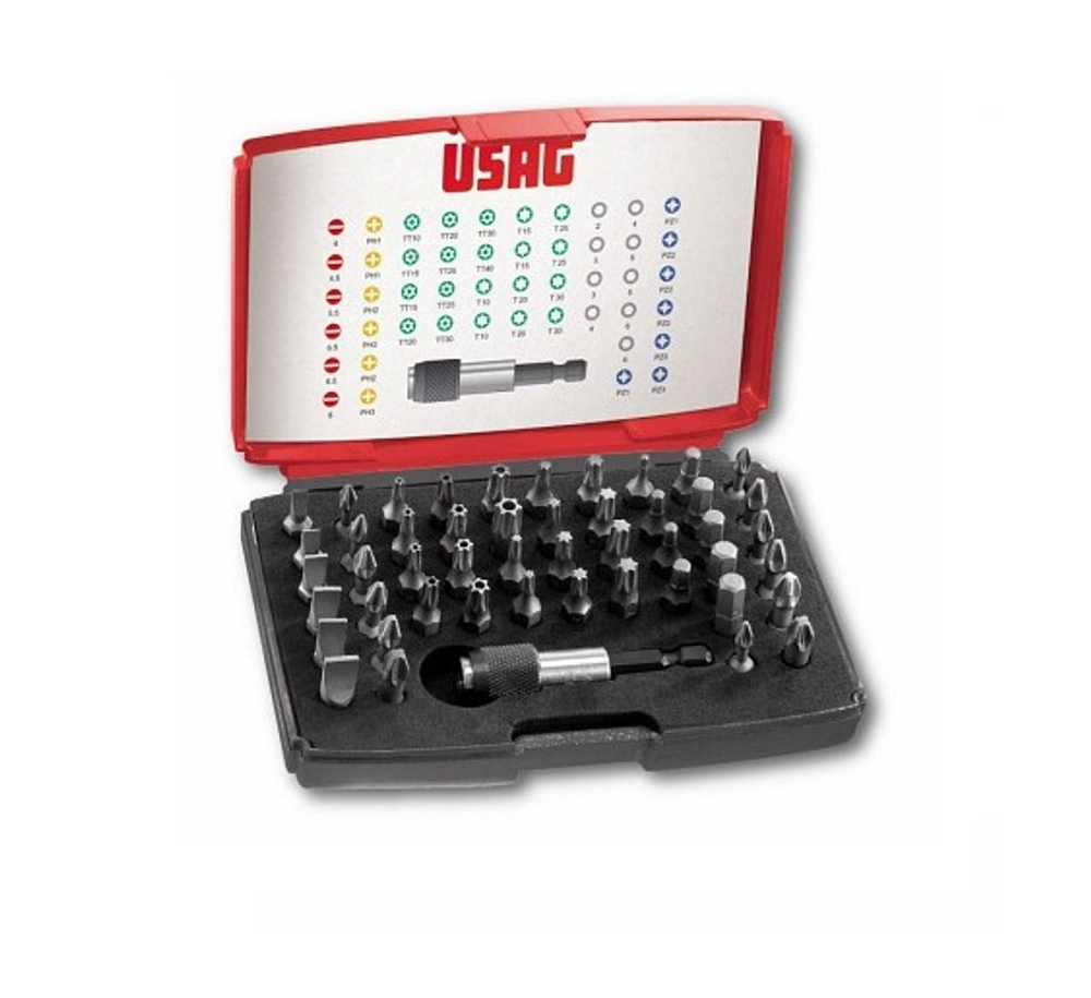 692 J49 Набор бит для винтов XZN - TORX® Tamper Resistant®, 49 предметов, USAG (Италия)