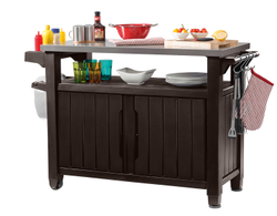 Столик для барбекю Keter Unity XL brown