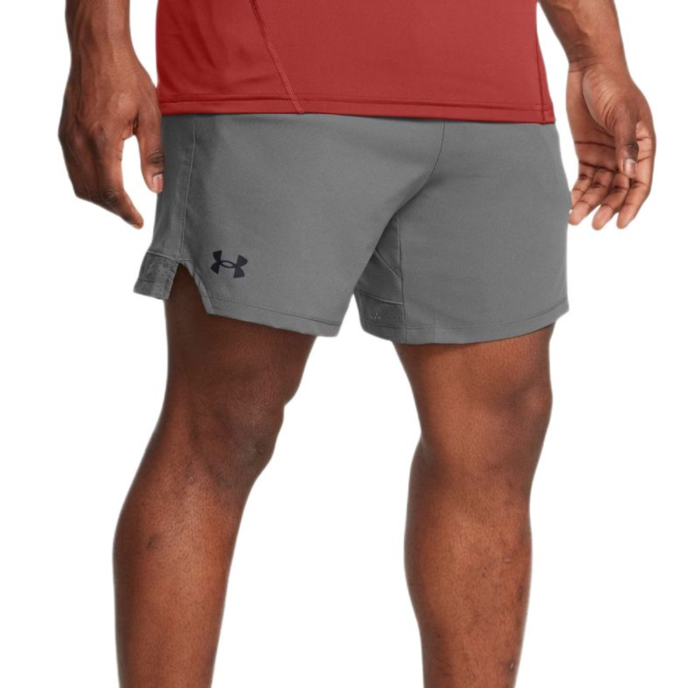 Мужские теннисные шорты Under Armour Men's UA Vanish Woven 6" - castlerock/black