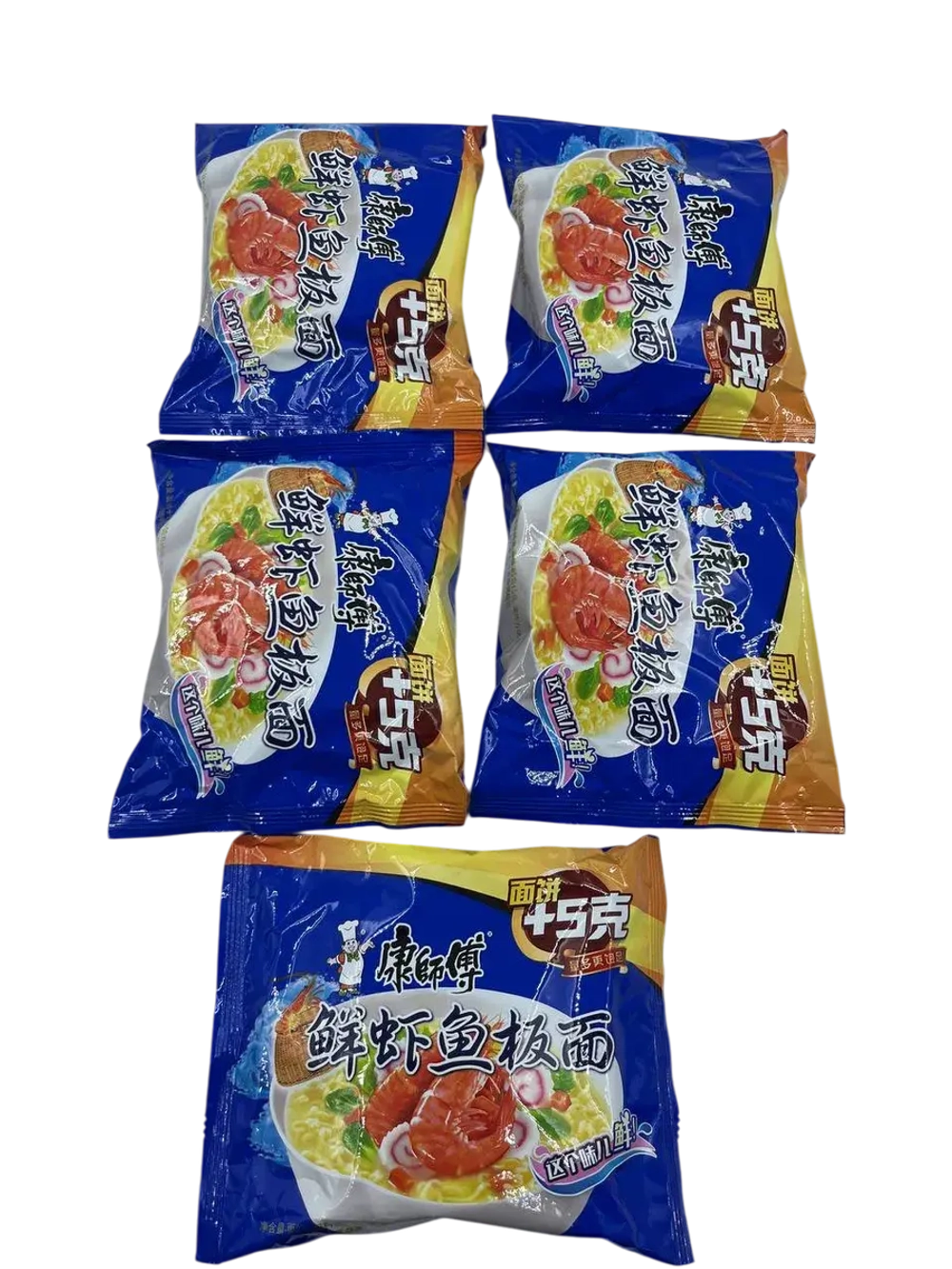 Kang Shi Fu лапша БП со вкусом морепродуктов , 5шт