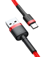 Usb Кабель-зарядка TYPE-C Baseus Cafule 3A 1м (CATKLF-B09) красный