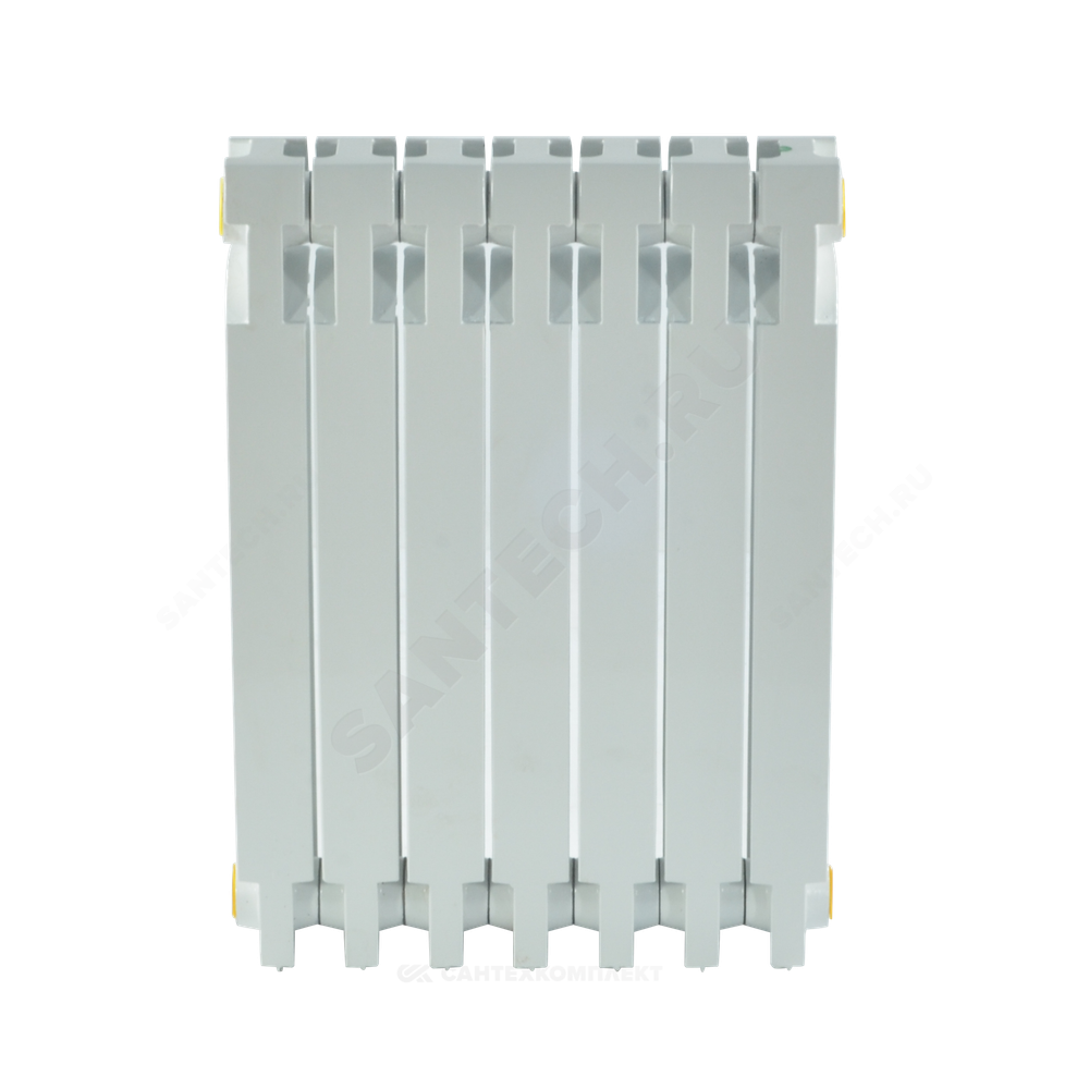 Радиатор чугунный 500 7 секций RAL 9016 (Белый) Qну=868 Вт Ogint