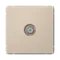 Розетка телевизионная проходная 4DB Systeme Electric ArtGallery Песочный GAL001292