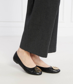 Кожаные балетки claire TORY BURCH - черный(155325)