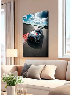 Картина "BMW M4 DTM", на стену для интерьера 30х40см 1шт.