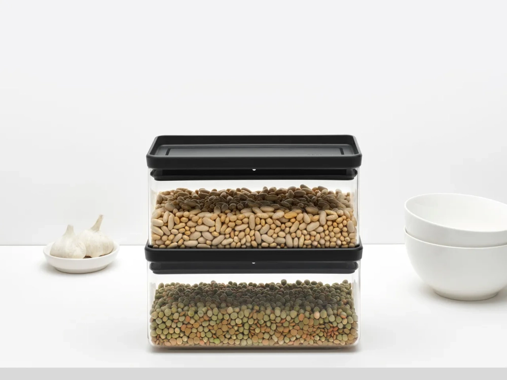 Brabantia Контейнер Tasty 22x11.2x10.6cm 1.5l темно-серый EAN 8710755229923