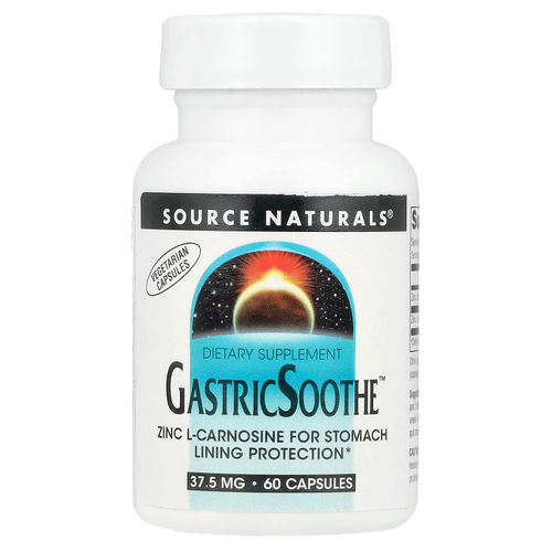 Source Naturals, GastricSoothe™, добавка для здоровья желудка, 60 капсул