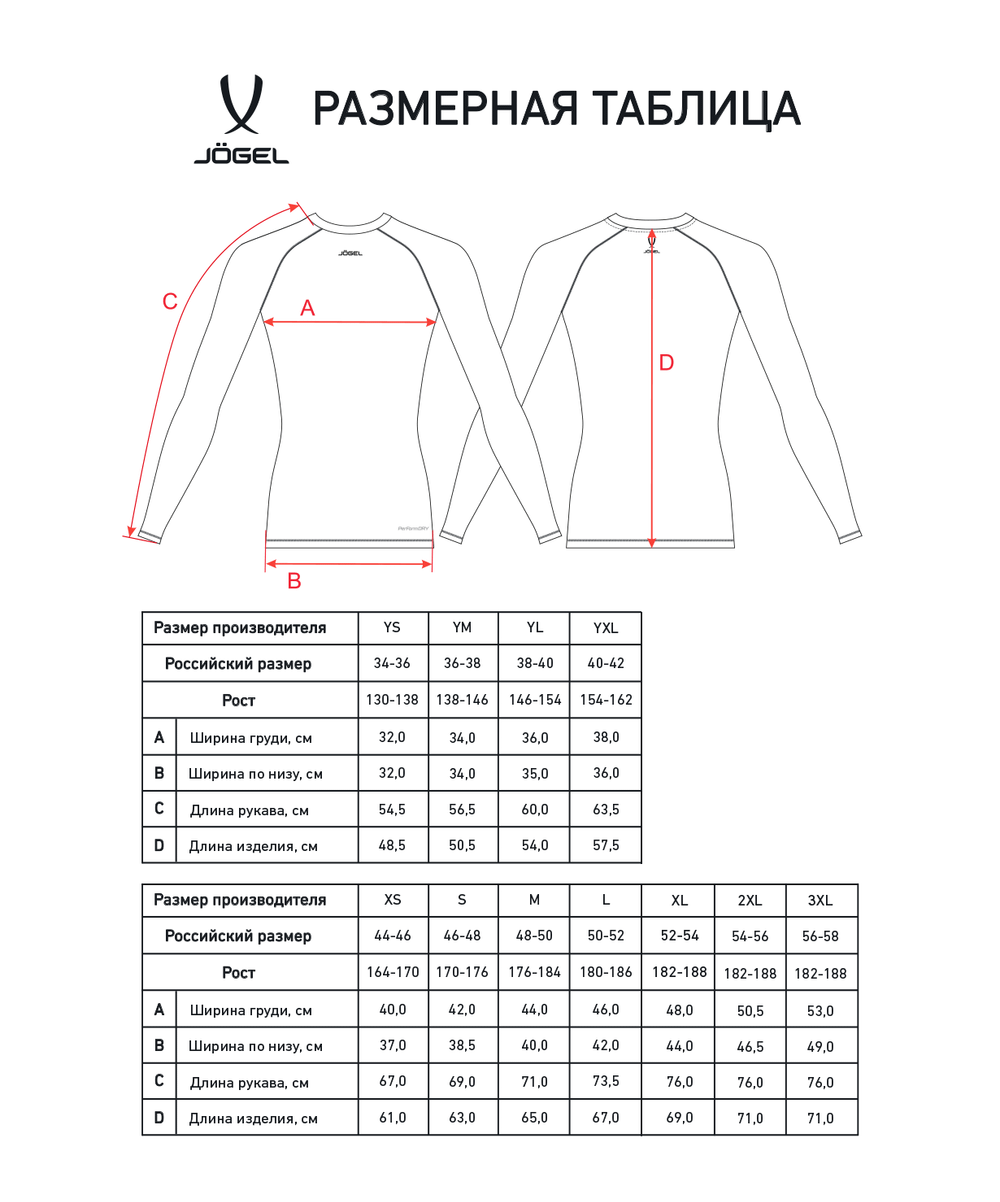 Футболка компрессионная с длинным рукавом PerFormDRY Baselayer LS Tee, голубой