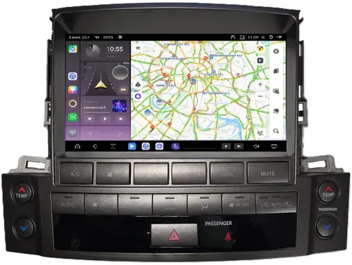 Магнитола для Lexus LX570 2007-2015 - Kuberg KP-L9001FW QLed, Android 13, Быстрейшая, CarPlay, SIM-слот