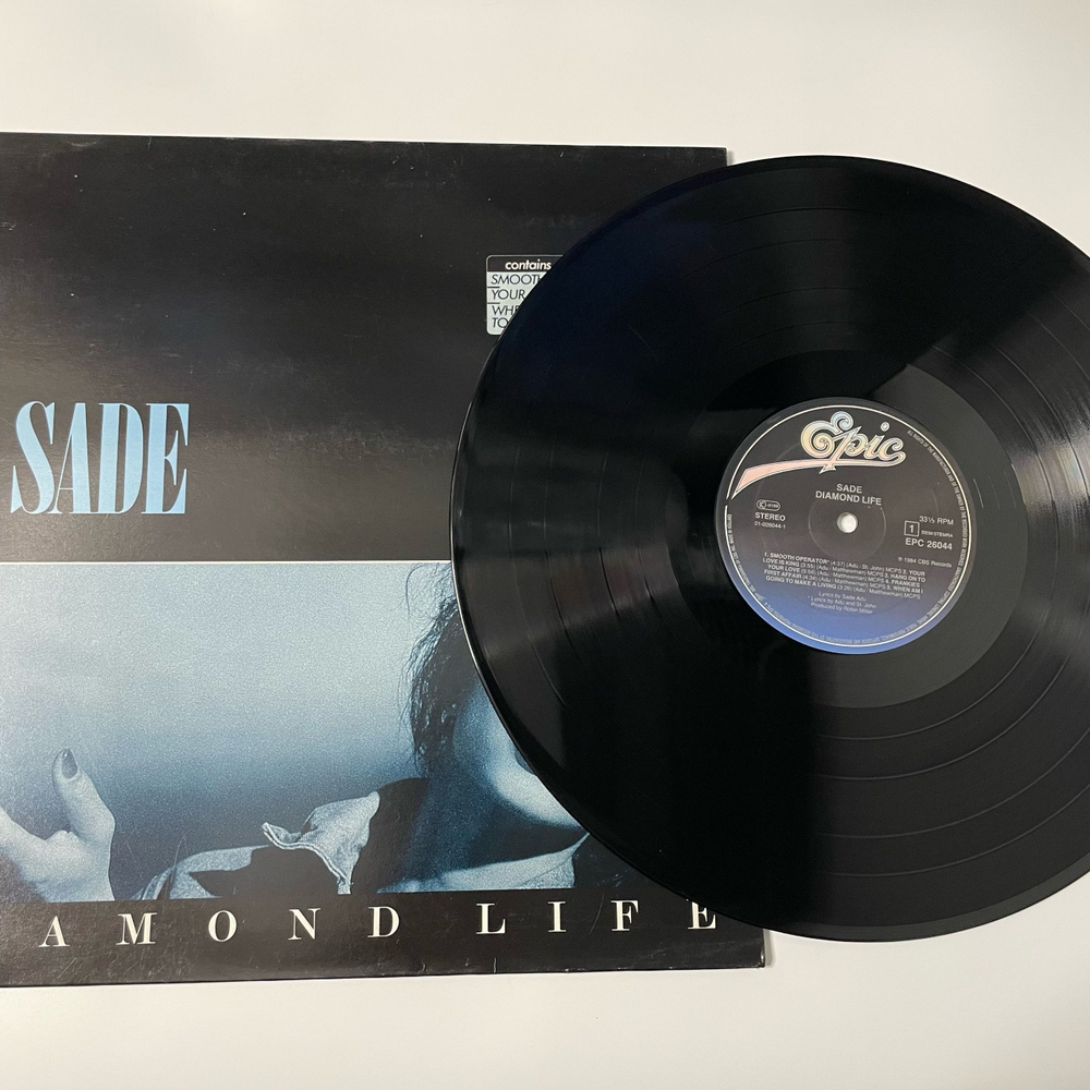 Винтажная виниловая пластинка LP Sade Diamond Life (Нидерланды, 1984)