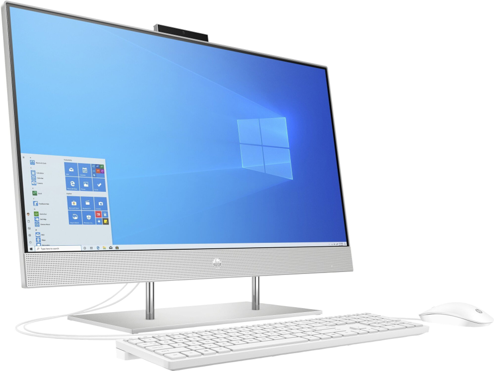 Моноблок HP 27-dp1008ur. Конфигурация: Intel Core i7 1165G7 2.8 ГГц/16 ГБ/512 ГБ SSD/Intel Iris Xe Graphics/Windows 10 Домашняя/27"/1920х1080 пикс.