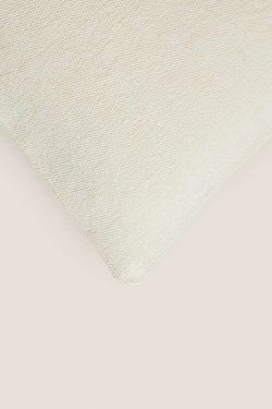 ZARA HOME ОДНОТОННАЯ НАВОЛОЧКА ДЛЯ ДЕКОРАТИВНОЙ ПОДУШКИ, ЭКРЮ