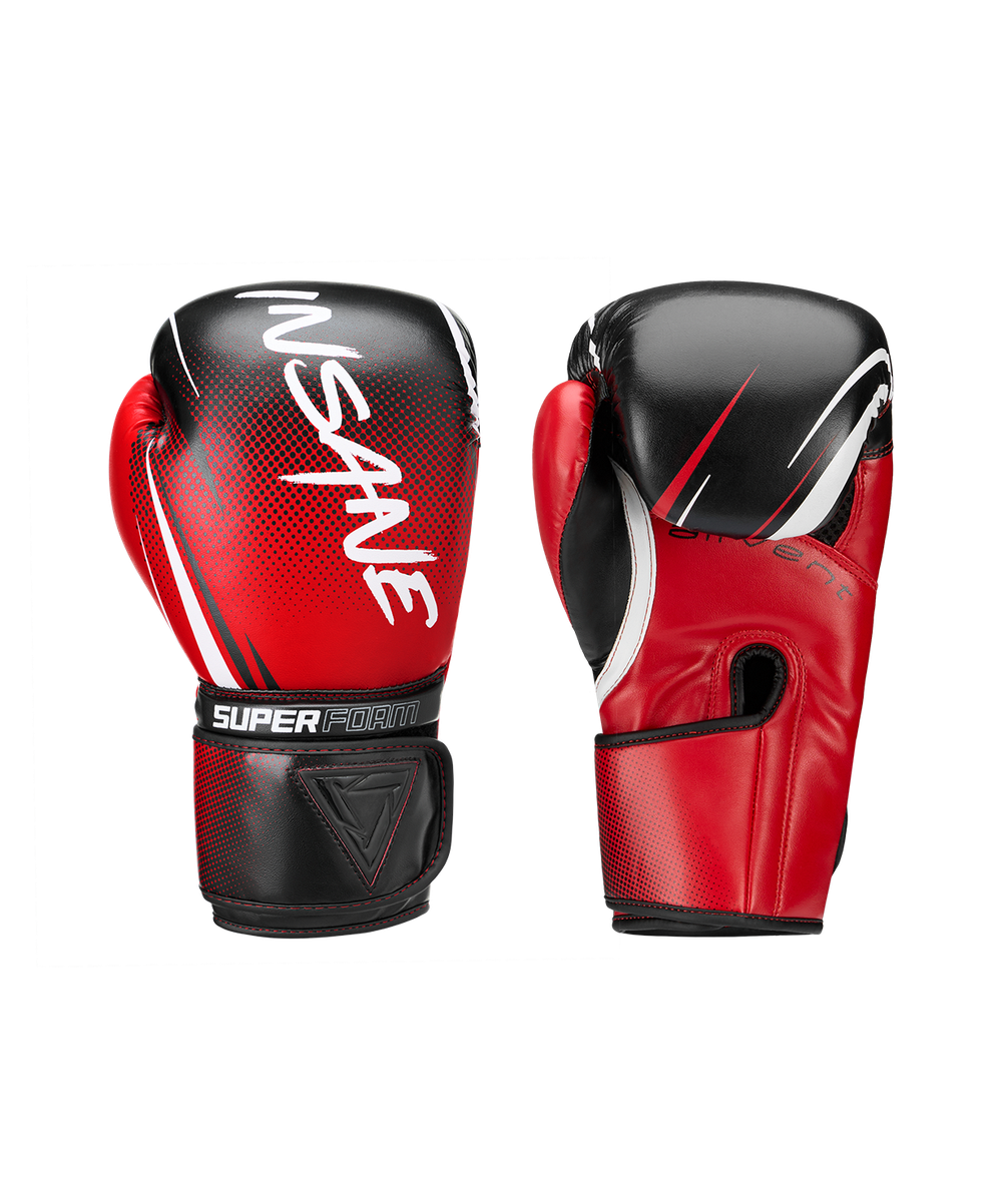 Перчатки боксерские IMPACT, красный, 12 oz