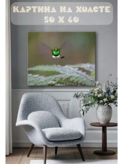 Картина на стену 40 X 50 Колибри
