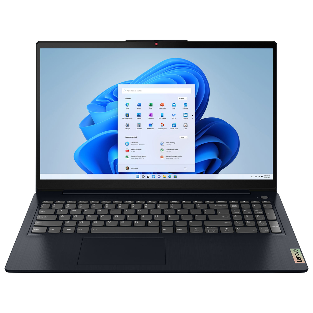 Ноутбук Lenovo IdeaPad 3 15ABA7 (82RN008LRK-Win11Pro) Ryzen 7 5825U 8Gb SSD 256Gb AMD Radeon Graphics 15,6 FHD Cam 38Вт*ч Темно-синий