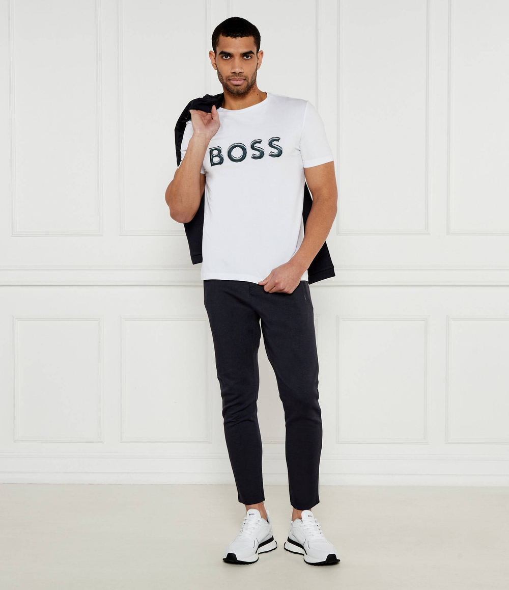 Футболка Tee Logo BOSS GREEN - белый(50535273)