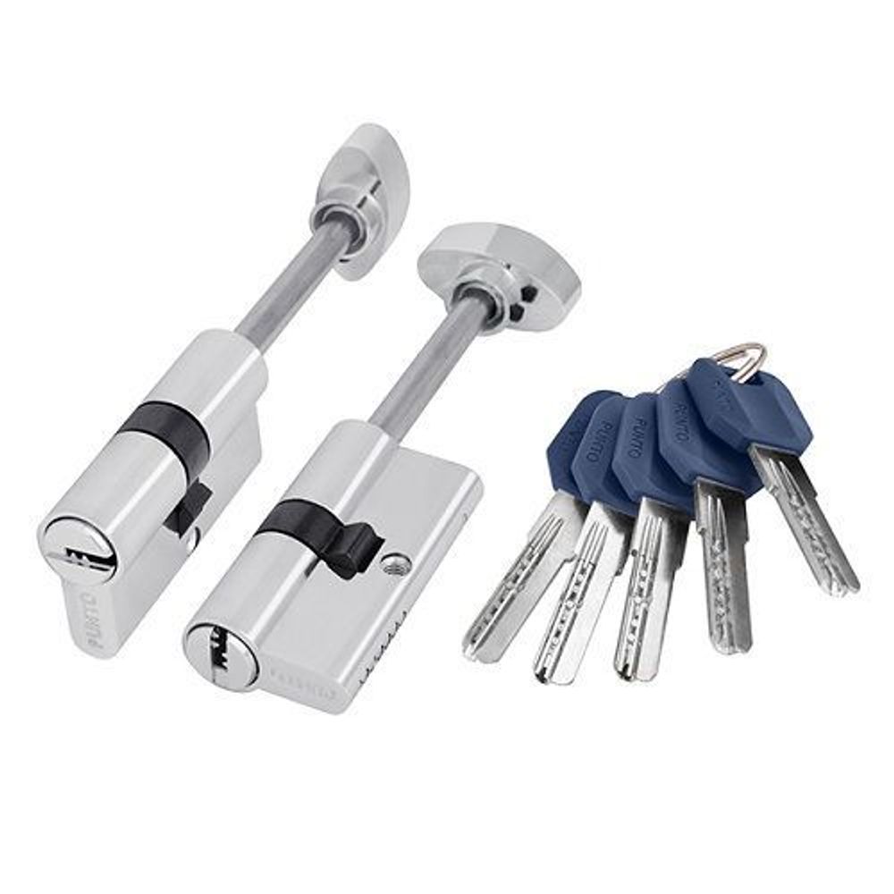 Цилиндровый механизм со штоком PUNTO Z407/90 mm (55+10+25) CP