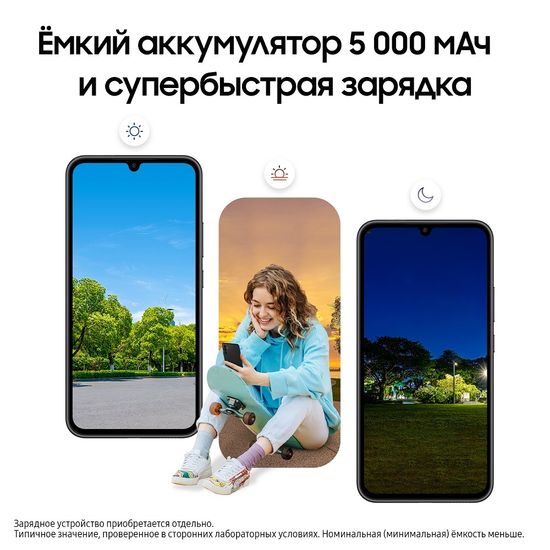Смартфон Samsung Galaxy A34 8/256 Гб Черный