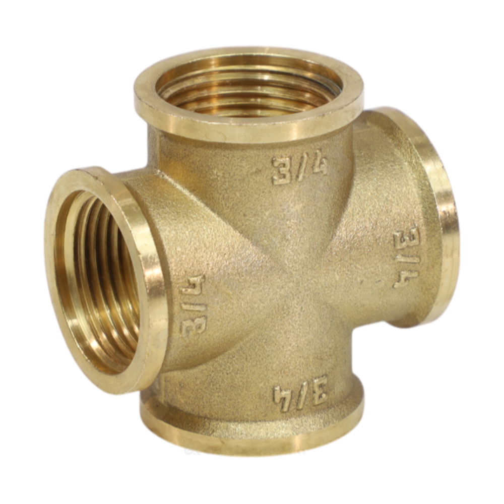 Крест латунь Ду 25 (1") ВР VALFEX VF.760.L.100