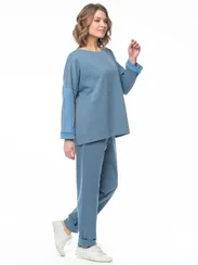 Брюки женские Лори В9401-О51 светло-синие