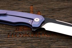 Нож складной QSP QS116-C II Woodpecker, клинок 94мм, сталь M390, рукоять титан