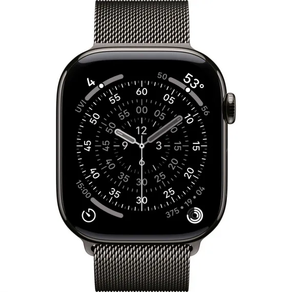Умные часы Apple Watch Series 11 46 мм Titanium Milanese Loop Серый Slate