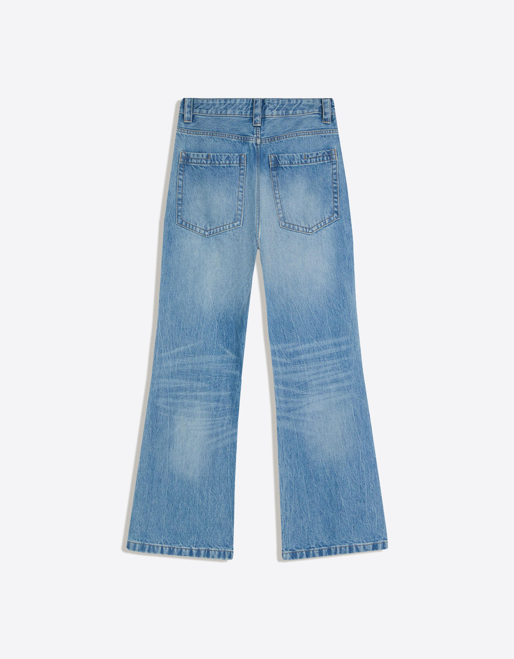 Мужские джинсы baggy flare fit - BERSHKA