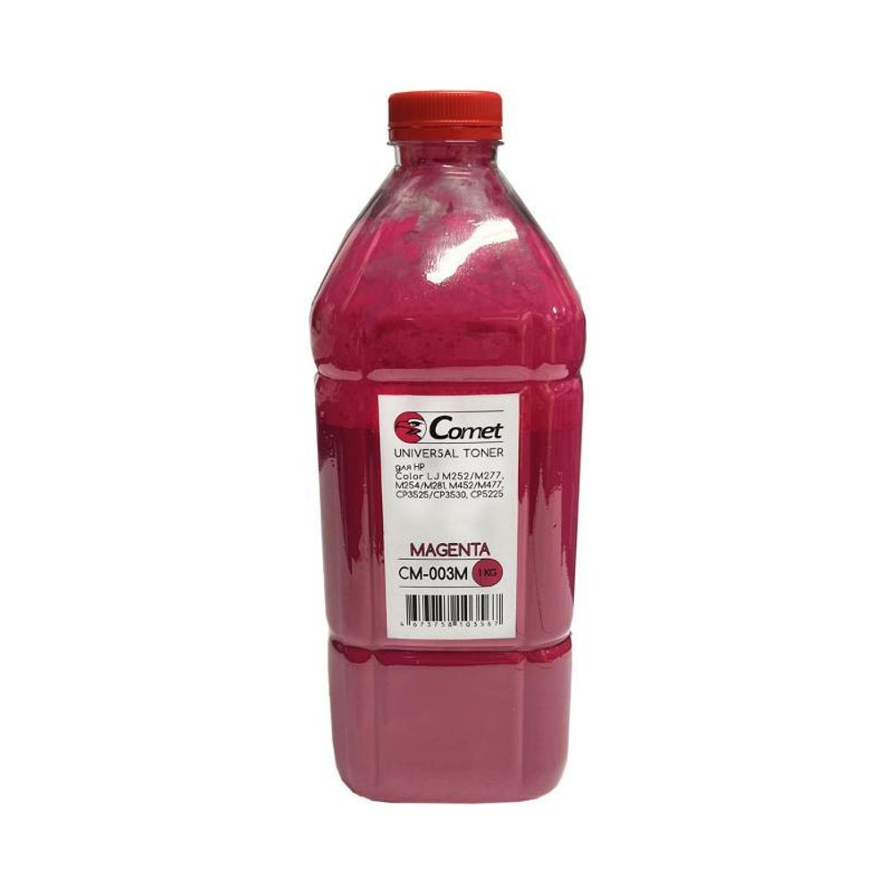 Тонер COMET тип CM-003M для HP Color Универсальный (1кг, пурпурный) ATM