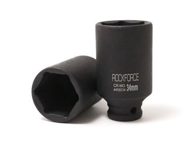 Головка ударная глубокая 34мм (6гр.),1/2'' RockForce##Rock FORCE RF-4458534