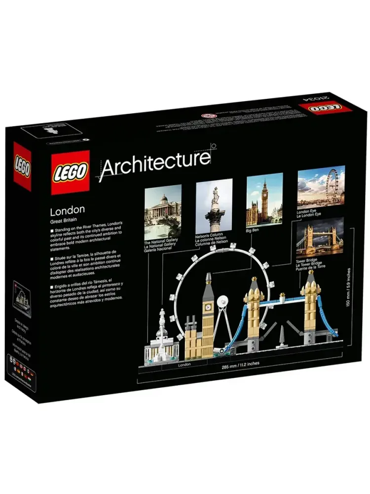 Конструктор архитектурный Architecture 21034 Лондон