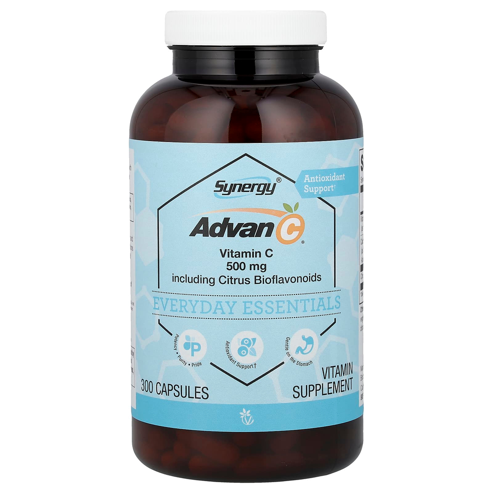 Vitacost, Synergy®, Advan-C® с цитрусовыми биофлавоноидами, 300 капсул