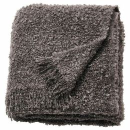 Плед IKEA SANDBRODD (СЭНДБРОДД), Антрацит, 130х170 см