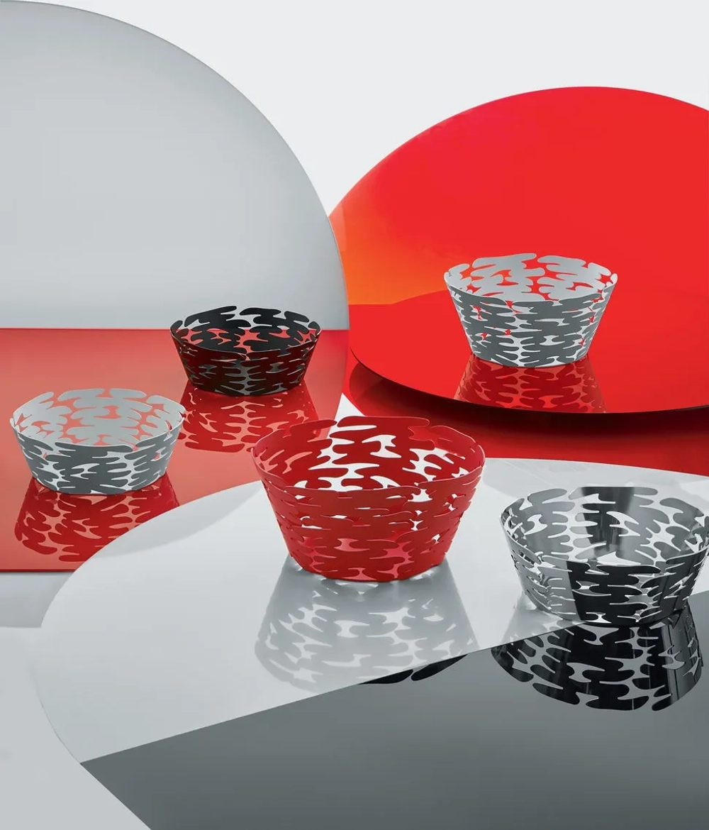 Alessi Корзина Barket 18x6,5 см белая EAN 8003299434817