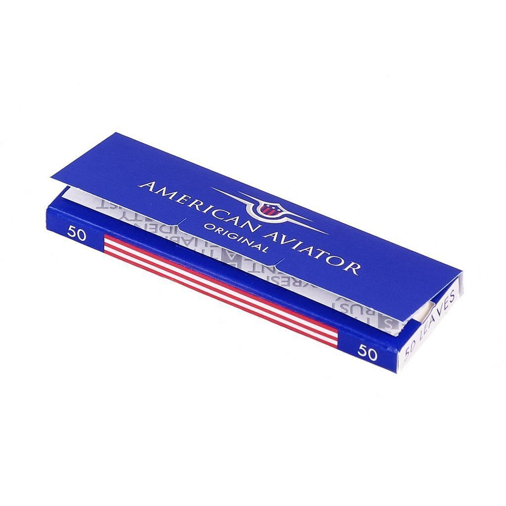 Бумага для сигарет блок "American Aviator" Original 50л*50шт