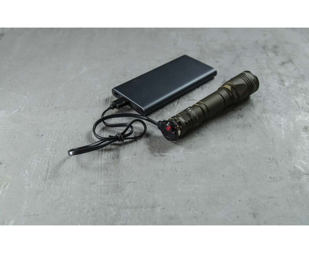 Armytek Dobermann Pro Magnet USB Olive (теплый свет)