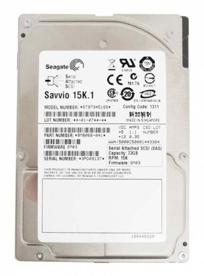 Жесткий диск Seagate Savvio 15K SAS 73Gb (15K/2.5"/3Gbs/16Mb) ST973451SS
